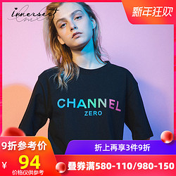 INNERSECT潮牌SSUR PLUS渐变色系列 2019新品潮流宽松短袖T恤男女