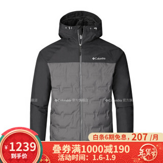 黄轩同款Columbia/哥伦比亚户外19新品秋冬男子奥米热能650蓬羽绒服EE1513 023 S(170/92A) *2件