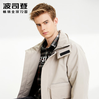 BOSIDENG 波司登 B90141565DS 男士羽绒服 璀璨卡其7205 170/88A