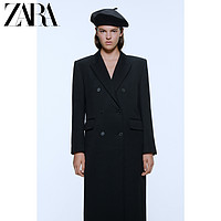 ZARA 03920246800 女士黑色羊毛贝蕾帽