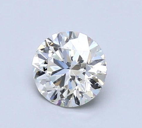 Blue Nile 0.70克拉圆形切割钻石（切工EX 成色K色 净度SI2）