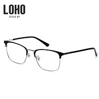LOHO 超轻几何眼镜框+1.60近视镜片