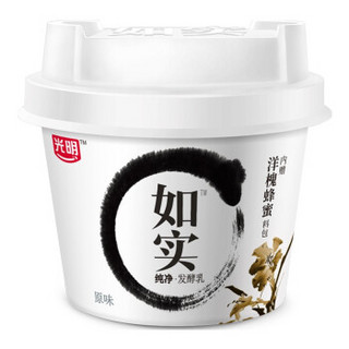 限广东：光明  如实酸奶  洋槐蜂蜜原味135g*6杯 *5件