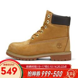 TIMBERLAND添柏岚男女靴 蕾哈娜同款复古时尚潮品登山靴 中高帮工装鞋大黄靴12909 如图色 39