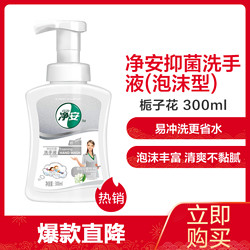 净安(Cleafe) 抑菌洗手液(泡沫型)栀子花 300ml *2件