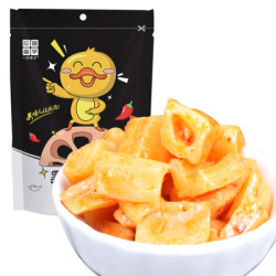 一品巷子 休闲零食 黑鸭味香卤莲藕 208克 *19件