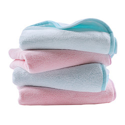 SK超柔软吸水方巾2条 A类成人儿童毛巾挂式手帕洗脸巾擦手巾亲肤