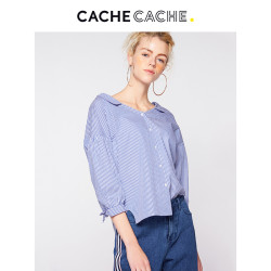 Cache Cache 捉迷藏 7410003499 女士条纹衬衫
