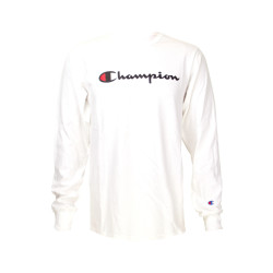 Champion冠军潮牌男士草写字母印花全棉长袖T恤打底衫GT47 Y06136