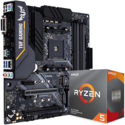 华硕TUF B450M-PRO GAMING主板(AMD B450/AM4) AMD 锐龙5(r5) 3600 CPU处理器 板U套装 CPU主板套装