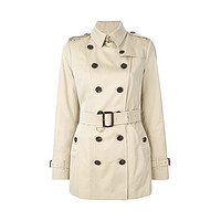 BURBERRY 博柏利 The Sandringham 女士短款风衣 桑德林汉姆版型 3900452 米色 XS