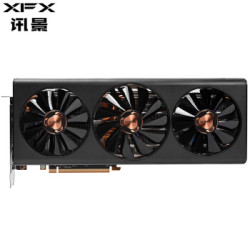 讯景(XFX)RX 5600XT 6GB 海外三风扇版 Boost1620MHz/12Gbps 192bit GDDR6 显卡