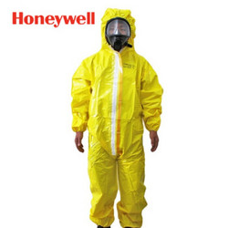 霍尼韦尔 honeywell 三四类防化服 1套 耐酸碱耐腐蚀 实验室工业清洁 4503000-L