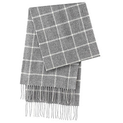 无印良品 MUJI 羊毛 编织图案围巾 *2件