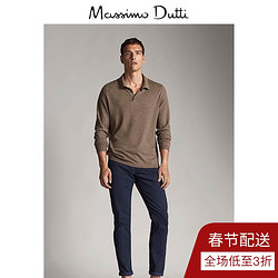 秋冬大促 Massimo Dutti男装 秋冬POLO衫款丝质/棉质男式针织衫 00933308706