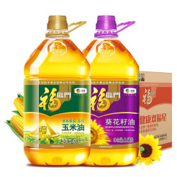 福临门 玉米油+葵花籽油 3.68L*2桶