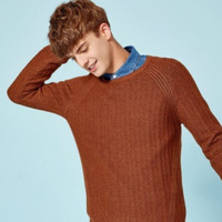 Semir 森马 男士长袖针织衫