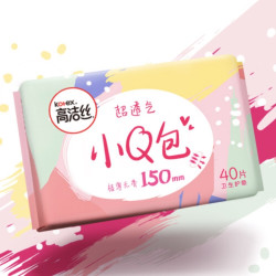 Kotex 高洁丝 超透气小Q包护垫 150mm*40片 *2件