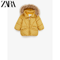 ZARA 新款 女婴幼童 冬装保暖棉服夹克外套 05644554305