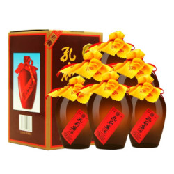 孔酒孔府宴酒52度纯粮固态发酵酒500ml6瓶