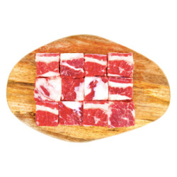 卓宸 巴西牛腩块10斤装+澳洲谷饲眼肉牛排200g（或牛脊骨1kg）