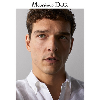 Massimo Dutti 00008008802-25 男装亚麻休闲裤