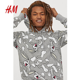 H&M 美漫联名款 0846933 男子休闲帽衫