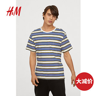 H&M DIVIDED 0599773 男装休闲宽松t恤