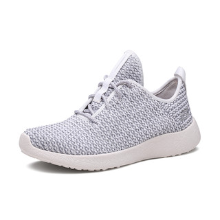 SKECHERS 斯凯奇 SPORT系列 Burst 女士休闲运动鞋 12789/WGY 白色/灰色 36