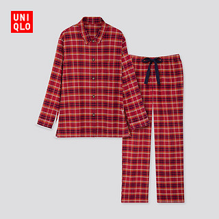 UNIQLO 优衣库 418585 女装 法兰绒睡衣(长袖)