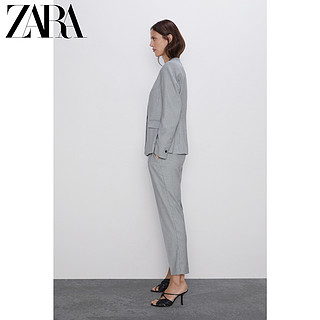 ZARA 09929321802 女装千鸟格休闲西装