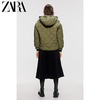 ZARA 03046825505 女款连帽棉服