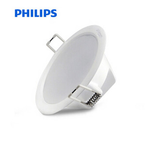 飞利浦 (PHILIPS) LED筒灯 80mm开孔 白色闪奕系列 3W 6500K