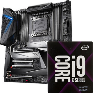 技嘉（GIGABYTE）X299X DESIGNARE 10G 设计师主板+ 英特尔 (Intel) i9-9900X 处理器 板U套装/主板+CPU套装