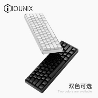 iQunix F60S 机械键盘 无线蓝牙键盘 办公键盘 CNC铝合金外壳61键Cherry轴RGB背光键盘 黑色 茶轴