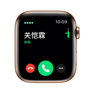 Apple Watch Series 5智能手表（GPS+蜂窝网络款 44毫米金色不锈钢表壳 金色米兰尼斯表带 MWWJ2CH/A)