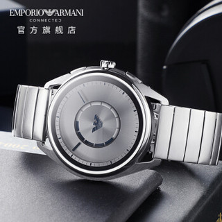 阿玛尼(Emporio Armani)手表 第4代欧美智能触屏腕表钢带男独立GPS定位心率监测快充新品ART5006