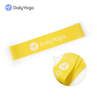 每日瑜伽 Daily Yoga 弹力圈 天然乳胶环形高弹提臀美腿深蹲翘臀蜜桃臀神器 柠檬黄