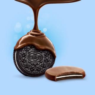 商品奥利奥 oreo 臻选系列 巧克力味涂层夹心饼干 京东