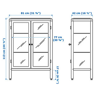 IKEA 宜家 玻璃门柜