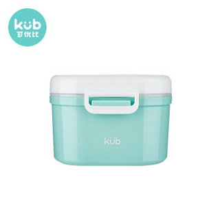 可优比 （KUB）婴儿奶粉盒便携式外出装奶粉分装盒小号零食盒宝宝奶粉格薄荷绿270ml