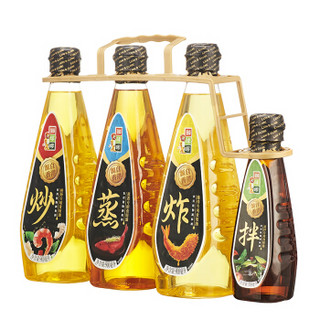 狮球唛 专用食用油 植物调和油（300ML+900ML*3）