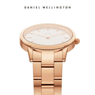 丹尼尔惠灵顿（DanielWellington）DW手表 28mm白盘时尚女表DW00100213+戒指尺寸：10+中号手镯（礼盒装）