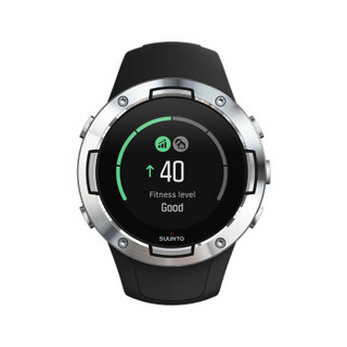 颂拓（SUUNTO）颂拓5 多项专业运动GPS四星导航 防水彩屏智能运动腕表  黑色 SS050451000