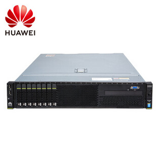 华为HUAWEI 2U机架式服务器主机RH2288V3 8盘 双颗E5-2609V4(8核-1.7GHz) 16G*4内存 600GSAS*5硬盘 750双电