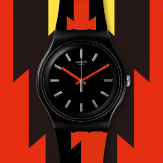 SWATCH 斯沃琪 I LOVE YOUR FOLK系列 SUOB167 中性石英手表