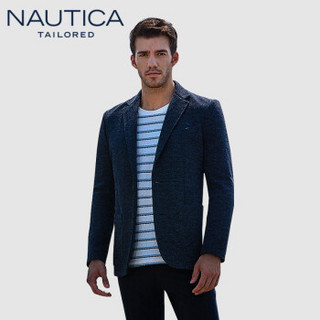 诺帝卡 NAUTICA 2019秋冬新款西装男士抗皱商务时尚单西装保暖外套 NXD96003 灰色 50(175/92A)