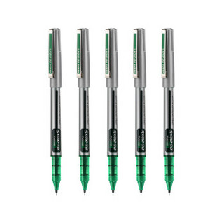 日本斑马牌（ZEBRA）中性笔 签字笔/水笔 大容量墨液（EX-JB4）0.5mm 绿色 BE-αDX5 5支装