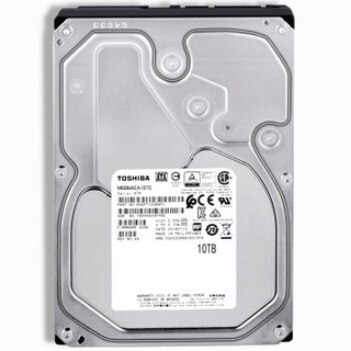 TOSHIBA 东芝 MG06系列 3.5英寸企业级硬盘 10TB MG06ACA10TE (7200rpm、CMR)