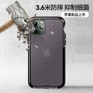 TECH21 苹果11Pro手机壳iPhone11 Pro保护套 5.8英寸全包防摔 5.8英寸菱格纹烟熏黑